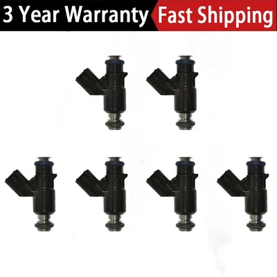 6PCS Fuel Injectors FJ986 For 2007 Buick TERRAZA SATURN RELAY 3.9L V6 12588610  - Image 1 of 4