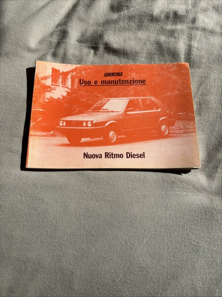 FIAT RITMO DIESEL - LIBRETTO USO E MANUTENZIONE - Immagine 1 di 3