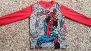 Boys Marvel Shirt Size Medium 8 Multicolor FR Comic TV Movie Web Amazing - Picture 1 of 3