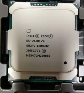 INTEL XEON E5-2630L V4 CPU PROCESSOR 10 CORE 1.80GHZ 25MB L3 CACHE 55W SR2P2 - Picture 1 of 1