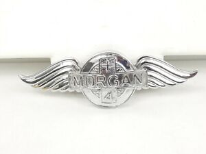NOS OEM ORIGINAL MORGAN +4 Plus 4 Radiator Grille Badge Emblem - SEE PICS