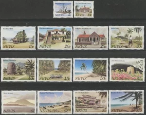 NEVIS Sc#121-134 1981 Landmarks Complete Set OG Mint NH - Picture 1 of 1