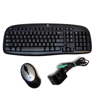 Logitech Cordless Keyboard EX100 and Cordless Mouse and Receiver EUC TESTED - Picture 1 of 14