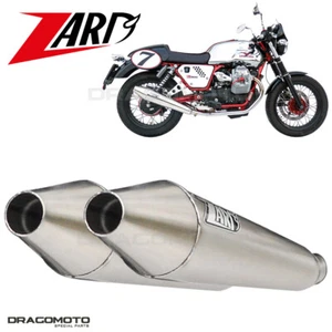 V7 CAFE RACER MOTO GUZZI 2011 2012 ZARD Exhaust CONICAL RC ZMG075S10SSR - Picture 1 of 7