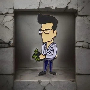 The Smiths Morrissey Pin Anstecker, A Guy Called Minty, Manchester, Fac51 Indie Mods - Bild 1 von 5