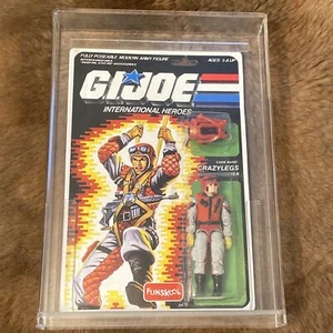 Rare 2001 Funskool India Exclusive Gijoe Crazylegs sealed MOC w Acrylic Case! - Picture 1 of 8