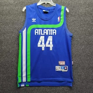 Adidas HWC Authentic Atlanta Hawks Pistol Pete Maravich #44 Jersey Sz. S +2 READ - Picture 1 of 11