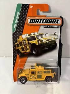 Matchbox MBX Explorers Hummer, 48/120 Yellow - Picture 1 of 1