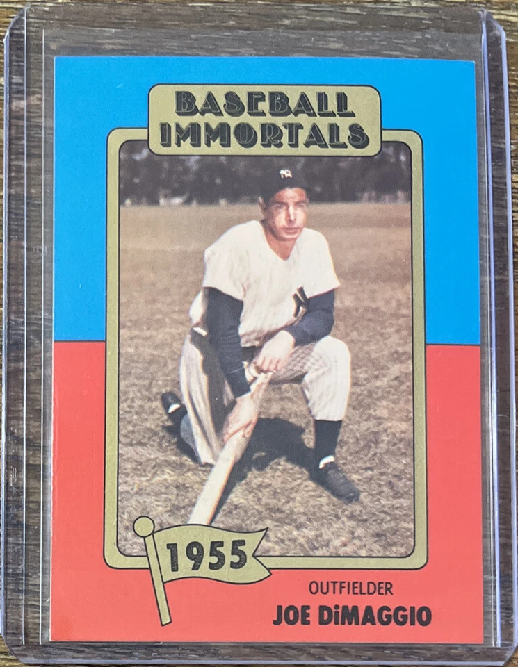 1980 Baseball Immortals #75 Joe DiMaggio New York Yankees HOF NM/MT 1st Printing - Image 1 of 2