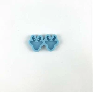 13MM Reindeer Themed Silicone Earring Molds - Picture 1 of 1