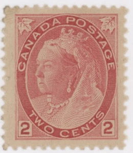 Canada Stamp #77 - Queen Victoria (1899) 2¢ Die I VF-MH - Picture 1 of 1