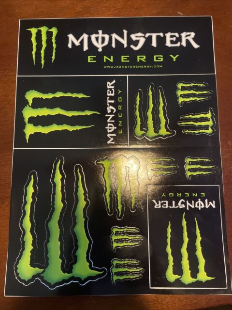 Planche d'autocollants MONSTER ENERGY (50X28cm)