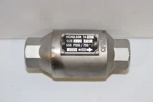 1/2" NICHOLSON TA503 THERMODYNAMIC STEAM TRAP 650 PSIG 750F NEW 2015 - Picture 1 of 6