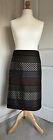 M&s Collection Aztec Geometric Print Lined Pencil Skirt Ladies Size 12