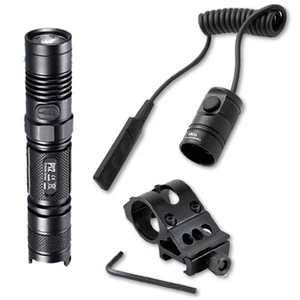 Nitecore P12GT Flashlight Includes Offset Gun Mount & Pressure Switch - Picture 1 of 6