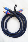 Monster THX Ultra 600 4 FT Stereo Audio High End Audiophile Composite Cable Blue