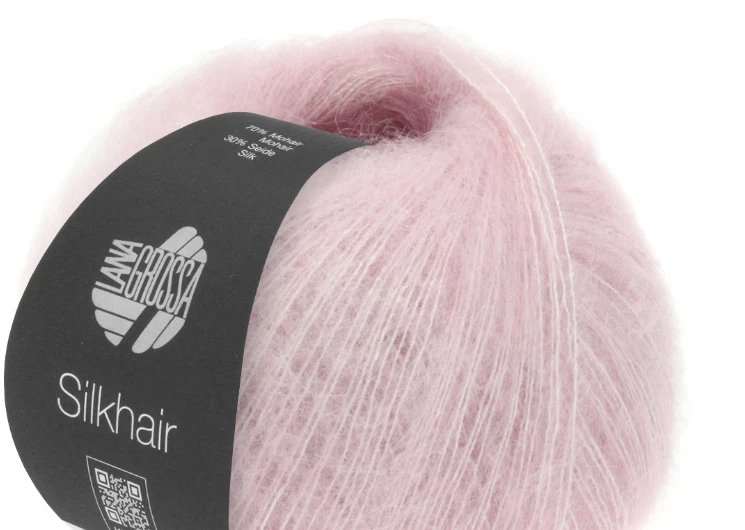 (kg/356€) Silkhair Lana Grossa  25g Fb. 150 pastellflieder Kid Mohair Seide Lace - Bild 1 von 1