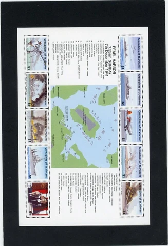 St. Vincent (Gren) 1991 Ships Scott# 818 Mint NH Cover