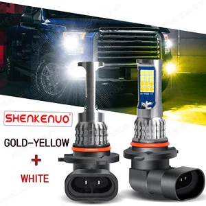 Switchback White&Yellow Dual Color LED Foglight Bulbs For Dodge Magnum 2005-2008 - Picture 1 of 12