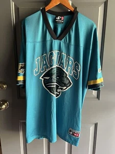 Vintage Logo Athletic Jacksonville Jaguars Trikot XL 90s Football Classic Old Logo - Bild 1 von 9