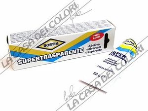 BOSTIK SUPERTRASPARENTE - 50 g - ADESIVO UNIVERSALE - COLLA SUPERFORTE - Imagen 1 de 1