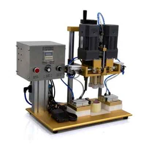 Glass Plastic Bottle Pump Head Capping Machine Oil Bottle Press Capping Machine - Picture 1 of 10
