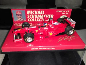 1:43 Minichamps Schumacher Ferrari F300 1998 'Tower Wings' MSC #38 9,999pcs - Picture 1 of 6