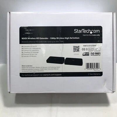 StarTech.com WHDI Wireless HD Extender - 1080P, 100' Range, Item # ST121WHD ~NEW - Image 1 of 4