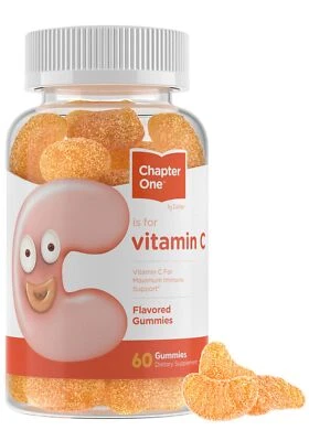 Gomitas de vitamina C Zahler 60 unidades masticables apoyo inmunológico sabor fruta kosher Foto 1 de 4