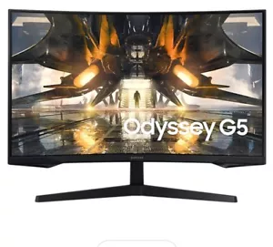 Samsung 32 Odyssey G5 ultra-wide gaming monitor Model S32AG500PN - Picture 1 of 6