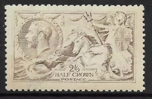 Sg407 Spec N64(3) 2/6 Grey Brown De La Rue Seepferdchen mit Zertifikat UNMONTIERT NEUWERTIG/MNH - Bild 1 von 1