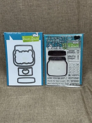 Selos transparentes de gramado Fawn e matrizes de corte de metal - How You Bean - Frasco, geleias - Imagem 1 de 4
