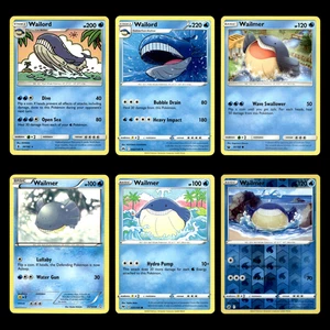 6x Wailord Wailmer Lot 30 Sun Moon Guardians Rising Pokemon Cards Collection - Picture 1 of 2