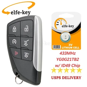 Smart Car Key YG0G21TB2 for Chevy Suburban Tahoe GMC Yukon 2021 2022 Remote Fob - Picture 1 of 10