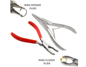 Piercing & Tattoo Tool Set – Ring Opening Closing Pliers for Body Jewelry - Picture 1 of 6