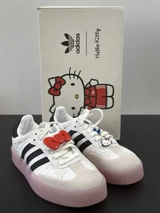 Adidas Hello Kitty x Sambae Damen US 7 weiß schwarz transparent pink IG4450 - Bild 1 von 15