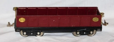 Clean Lionel Train 212 Maroon Wine Gondola Standard Gauge Prewar var D 1920s-30s - Image 1 of 4
