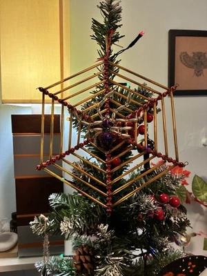 Christopher Radko Large Spiderweb Ornament - Image 1 of 4