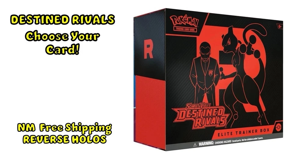 Destined Rivals (DRI) NM REVERSE HOLO: Choose Your Card! Free Shipping! - Image 1 of 1