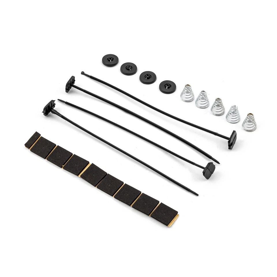 Kit de montaje de lazos de cremallera universal de 9" 10" 12" 14" 16" para instalación de ventilador eléctrico - 4 cada uno Foto 1 de 4