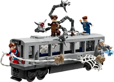 LEGO Marvel #76321 Spider-Man vs. Doc Ock Subway Train Scene Complete Set NEW - Image 1 of 4