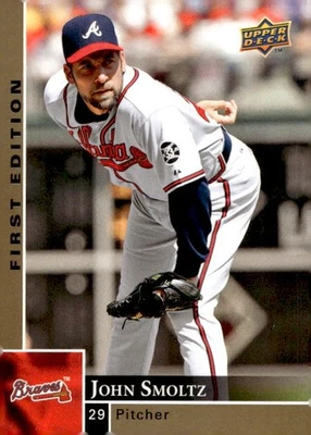 John Smoltz 2009 Upper Deck First Edition Baseball - #16 - Atlanta Braves - Image 1 of 2