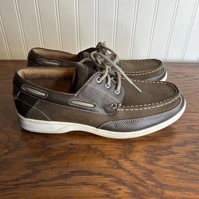 Florsheim Lakeside Moc Toe Oxford Zapatos de Barco Para Hombre Talla 8.5 Anchos Excelente Forma Foto 1 de 4