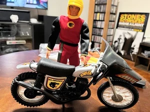 Big Jim Mattel Motocross Rugged Rider Motorcycle Wolfpack Honda Howler P.A.C.K. - Picture 1 of 10