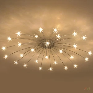 Modern Stars LED Ceiling Light Chandelier Meteor Pendant Lamp Bedroom lighting - Picture 1 of 12