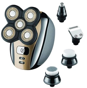 Electric Razor For Men Head Shaver For Bald Men Grooming Kit 5 In 1 Wet Dry Rota - Picture 1 of 7