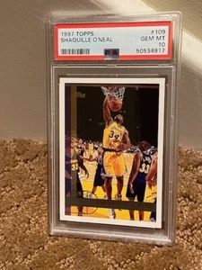1997 Topps Shaquille O'Neal PSA 10 #108 card NEW CLEAN Case - Picture 1 of 1