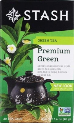 Stash Premium té verde - 20 bolsitas de té Foto 1 de 4