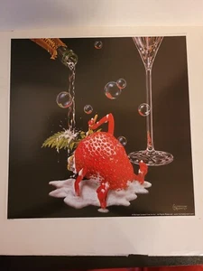 Michael Godard Bubbly Bath Prints 12" x 12" - Picture 1 of 5