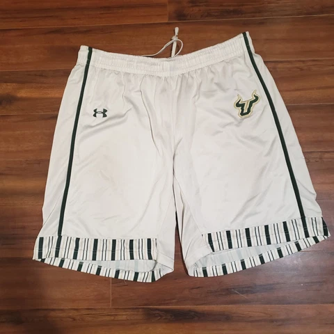 University of South Florida Bulls USF Team issued Under Armour Basketball Shorts Cover